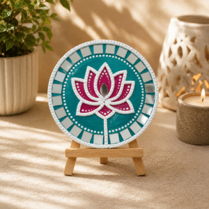Divine Lotus Glow Decor (Size 4 Inch)