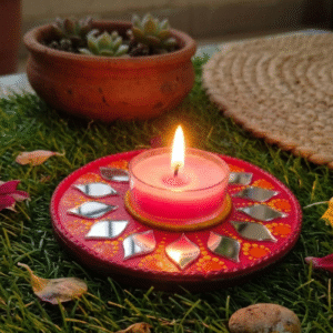 Handcrafted Radiance Tealight Decor (Size 4 Inch)